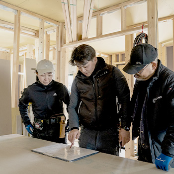 自社施工への誇りと、適正価格の安心